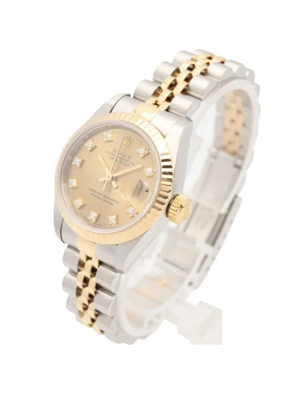 Rolex Watch Datejust Diamond S Number CH QP 18k Stainless Steel